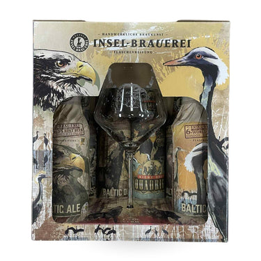 Insel Brauerei Gaveæske m. 6 x 33 cl + glas - Gourmet-Butikken